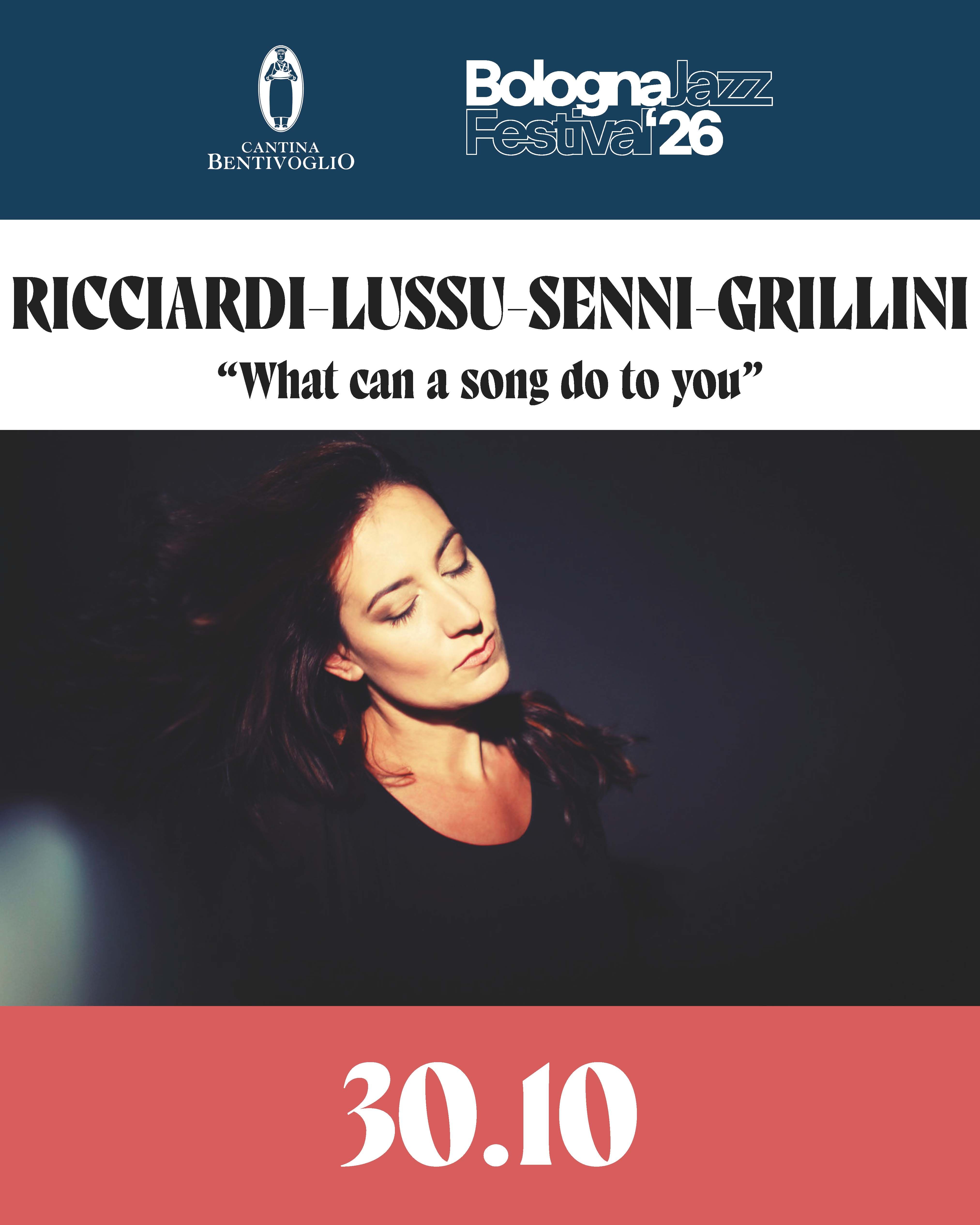 Alice Ricciardi Quartet "What Can a Song Do to You"
